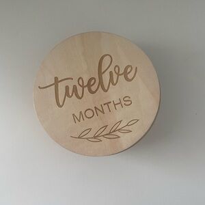 Wooden Milestone Photo Props